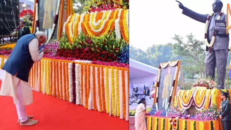 देश ने मनाया महापरिनिर्वाण दिवस, पीएम मोदी और विपक्षी नेताओं ने अंबेडकर को किया याद