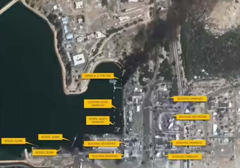 अमेरिका ने ईरान के बंदर अब्बास, कोनार्क पोर्ट को किया तबाह, सैटेलाइट तस्वीरें सामने आई